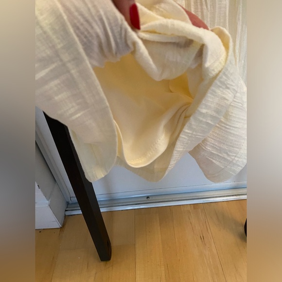 Cream One Shoulder Romper - Picture 2 of 5